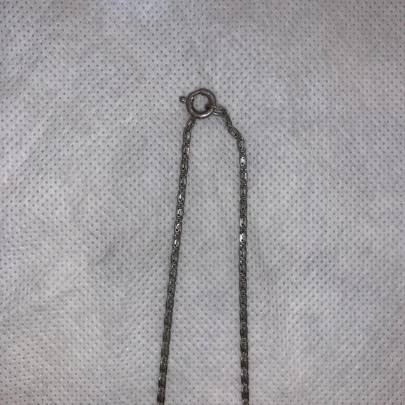 Antique Sterling Silver Coral Cherry Necklace - Picture 4 of 8